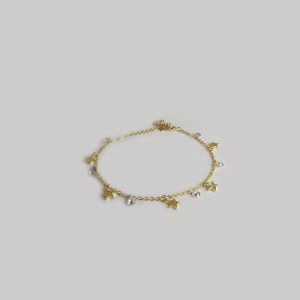 Bracciale con stelle e diamanti