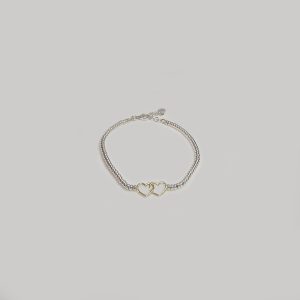 Bracciale coppia di cuori