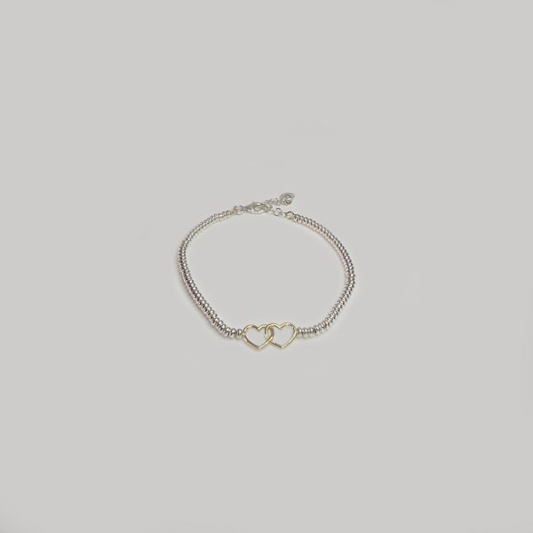 Bracciale coppia di cuori