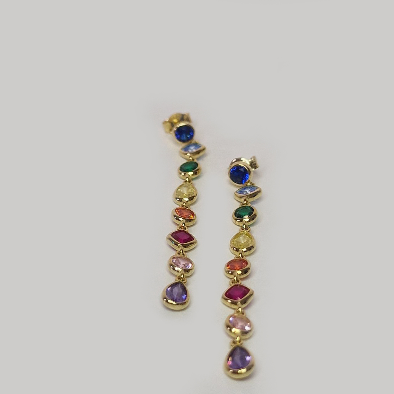 Orecchini pendenti multicolor - immagine 2